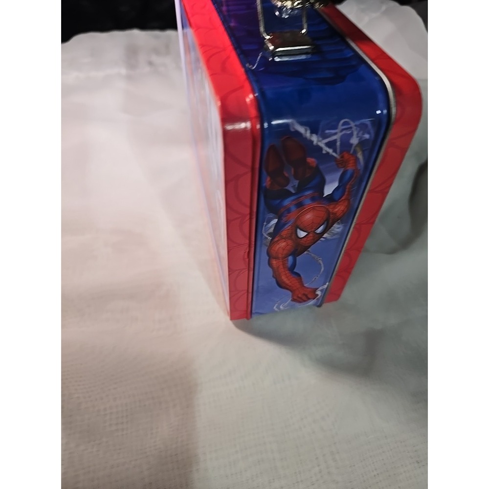 Spider-man ~3D‎ Edition ~Marvel Comics ~Tin Lunch Box GUC - Picture 4 of 11